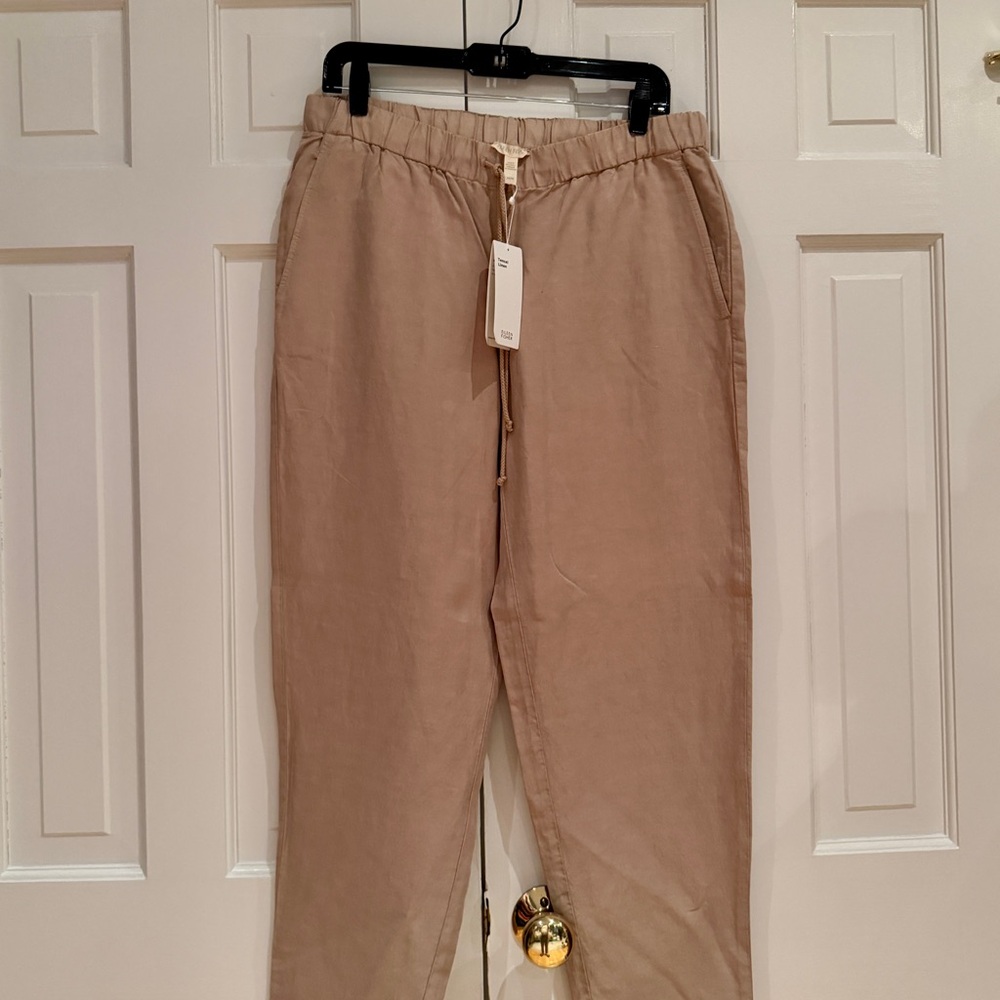 NWT Two Pairs of Eileen Fisher Women’s Tencel Linen Pants in Size Medium